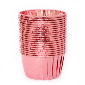 Cupcake Cup Backförmchen - Metallic Pink